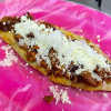 Tlacoyo de chicharron 